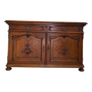 Baroque Buffet in Pine For Sale