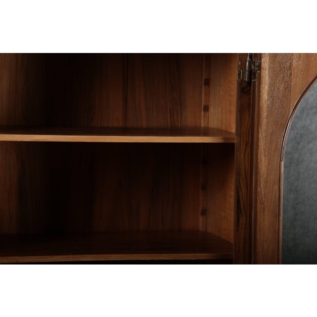 Vintage Art Deco Display Cabinet in Walnut, 1920s For Sale - Image 17 of 18