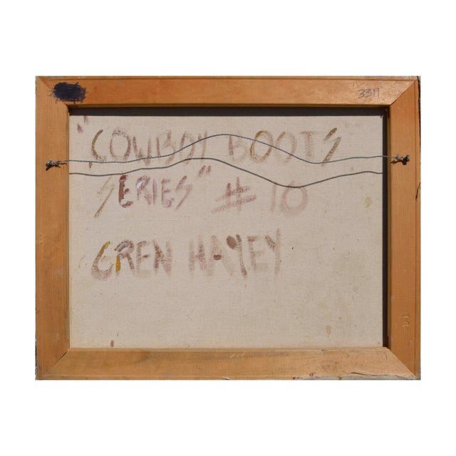 American "Cowboy Boots" - Bay Area Figurative Movement by Patricia Gren-Haynes For Sale - Image 3 of 4