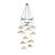 Emily V10 Group Pendant Light in Metallic Tones by Daniel Becker For Sale - Image 6 of 6