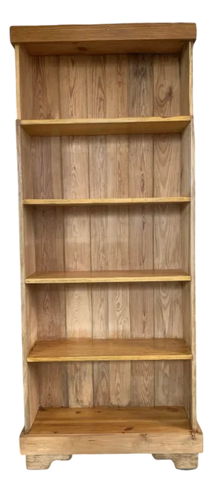 Hand-Made Wooden Bookcase, 1940s