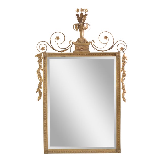 French Style Gold Framed Decorative Mirror Chairish