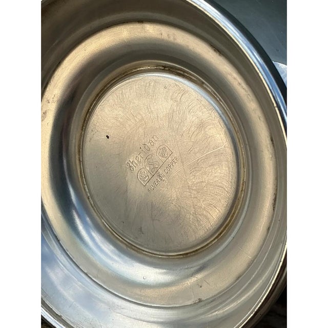 Silver Vintage Art Deco Silver Plate Cocktail Pitcher For Sale - Image 8 of 12