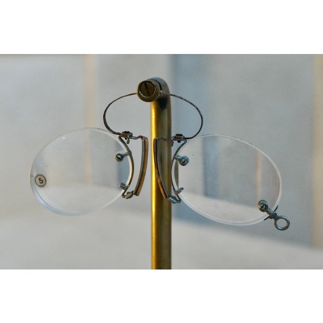Antique Pince-Nez Glasses on Stand, 1890, Set of 2 For Sale - Image 4 of 7