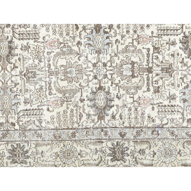 Semi Antique Persian Tabriz Rug - 6'3" x 9'5", Tabriz rugs are among the most exquisite and sought-after types of oriental...