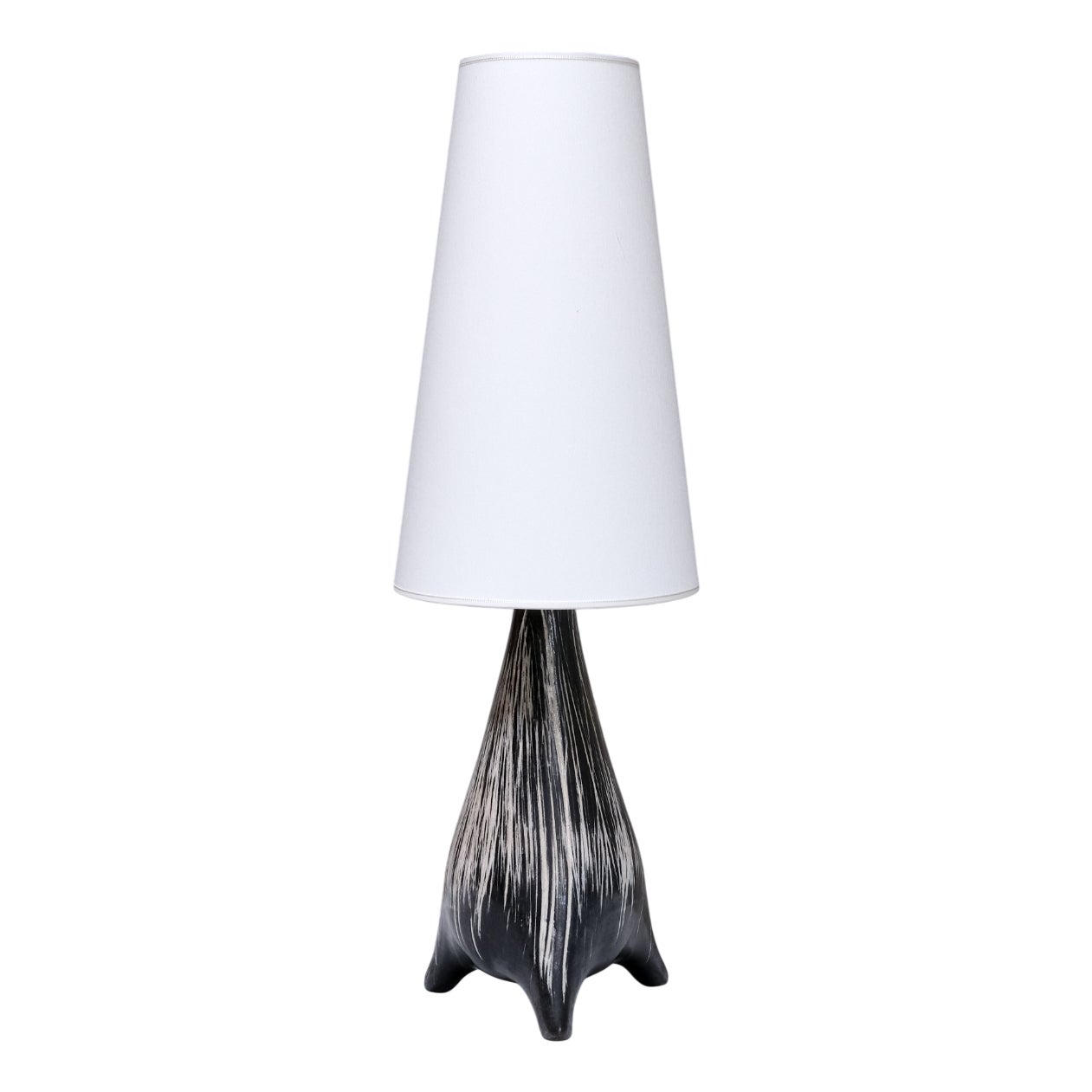 Organic Ceramic Three-Legged Table Lamp from Elisabeth Loholt
