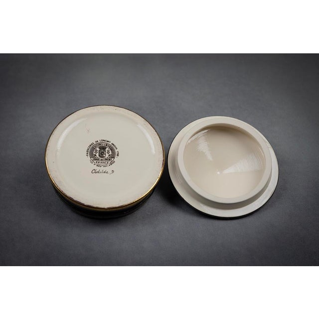 Géo Collection Ca Doro Box in Enamel by Clotilde D for Longwy, France, 2010s For Sale - Image 9 of 12