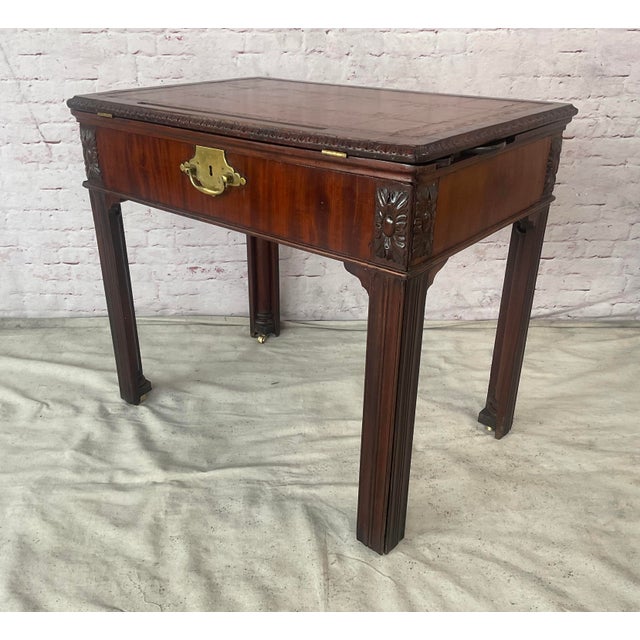 Late 18th Century George III Mahogany Architect's Table. Circa 1775 For Sale - Image 5 of 14