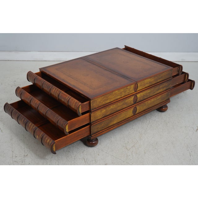 Age: Approx: 20 Years Old Details: Factory Distressed Quality Tooled Leather Surface Top Bun Feet Quality Construction Un-...