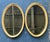 Hollywood Regency Vintage Boho Gilt Laurel Leaf Oval Mirror - A Pair For Sale - Image 3 of 10