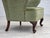 1960s Scandinavian Armchair in Green Furniture Velour and Oak Wood Legs, 1960s For Sale - Image 5 of 18