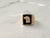 Eagle Head Onyx Gold Ring 14k Yellow Gold, Size 10 For Sale - Image 4 of 5