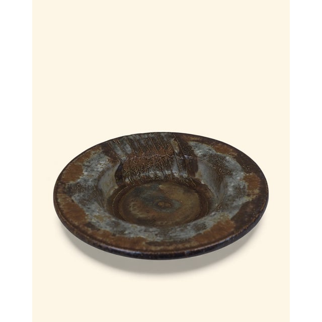 1970s Brutalist Plate by Axella, Denmark, 1970s For Sale - Image 5 of 10