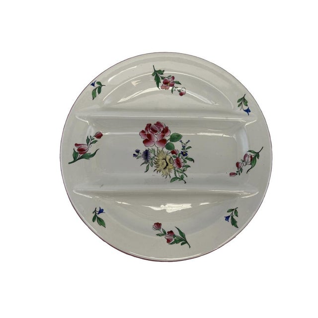 Ceramic Asparagus Plates in Luneville Earthenware, Set of 6 For Sale - Image 7 of 9