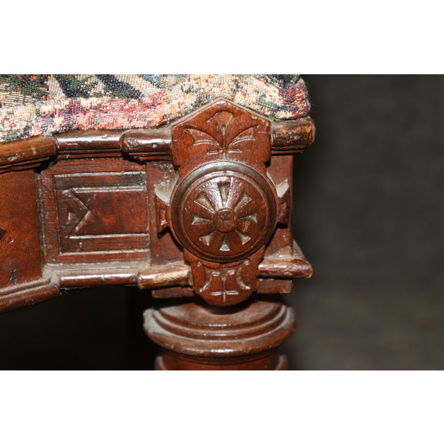 Antique Victorian Allen Brothers Carved Side Chair For Sale In Philadelphia - Image 6 of 12