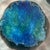 Jade Vintage McCarty Pottery Dark Jade Waterbottom Plate W/ Edge, Mississippi Delta Studio Pottery For Sale - Image 8 of 8