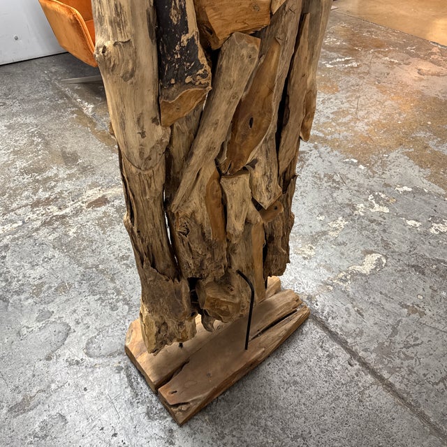 Revelation by Uttermost Sculptural Driftwood Floor Screen For Sale In San Francisco - Image 6 of 12