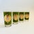 Mid-Century Modern MCM Green and Gold Starburst Highball Tumblers - Set of 4 For Sale - Image 3 of 11