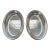Pair of Vintage Tiffany & Co. Silver Plated Open Oval Serving Dishes For Sale