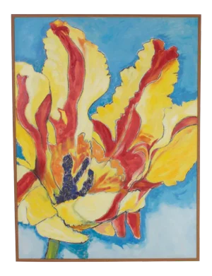 Modern Floral Oil Painting