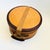 Vintage Circular Wicker and Leather Suitcase - Vintage Luggage, Travel Bag For Sale - Image 11 of 16