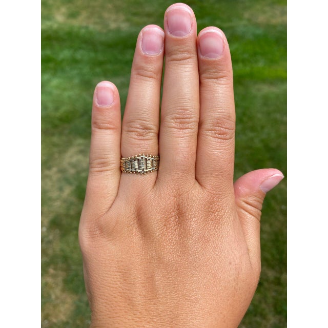 The Kimron: Flexible Yellow Gold Trendy Ring For Sale In Philadelphia - Image 6 of 7