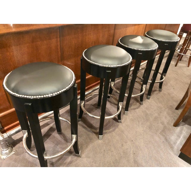 French Art Deco Style Bar Stool Chairish