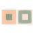 Pair of Sage Green, Pale Pink and Peach Abstract Art Prints | Set of 2, 20 X 20 In. Prints, Unframed For Sale