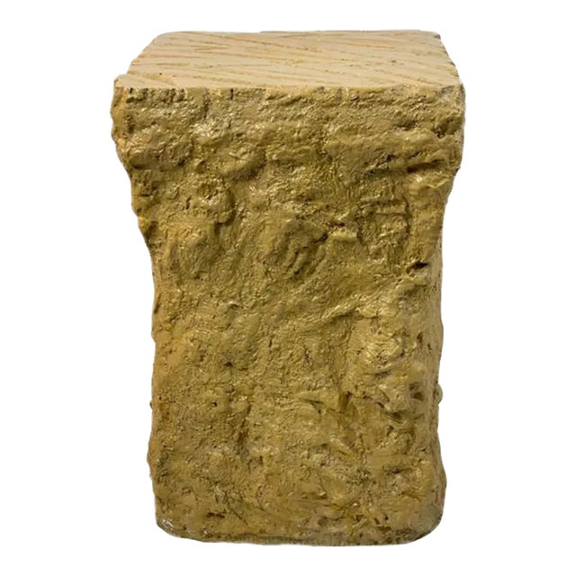 1970s Modernist Brutalist Plaster Rock form Table in the Manner of Giacometti For Sale