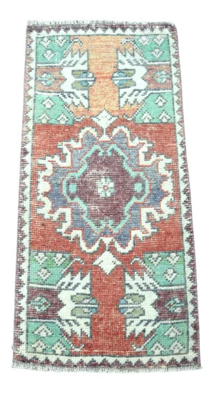 Vintage Boho Turkish Wool Rug