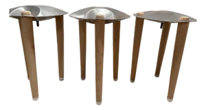 3 “Puff” Stools by Moran Barmaper- Modern Art Stools