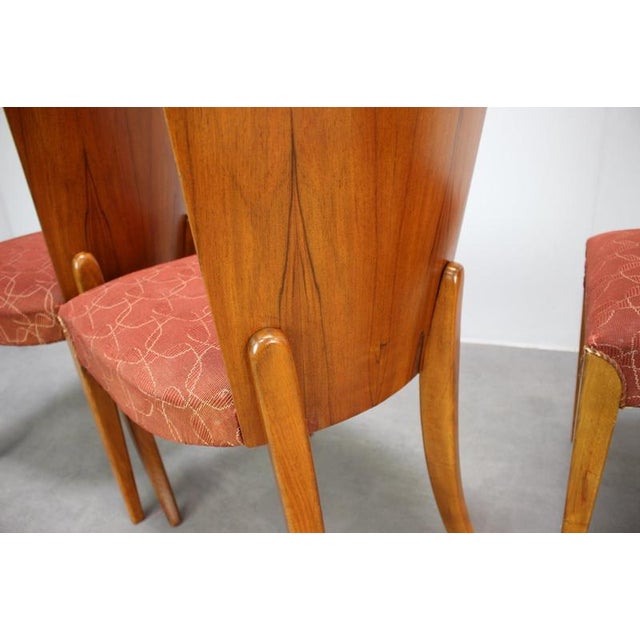 Dining Chairs by Jindrich Halabala, Czechoslovakia, 1950s, Set of 4 For Sale - Image 10 of 11
