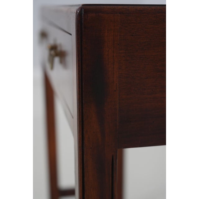 Mahogany Inlaid 2 Drawer Console Table For Sale - Image 16 of 17