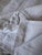 Antique French Fine Linen Ag Monogram Sheet, Hand-Drawn Thread Openwork, Exquisite Crocheted Lace Edge For Sale - Image 12 of 14