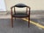 Mid 20th Century Mid Century " Model Casala" Teak Black Vinyl Armchair For Sale - Image 11 of 12