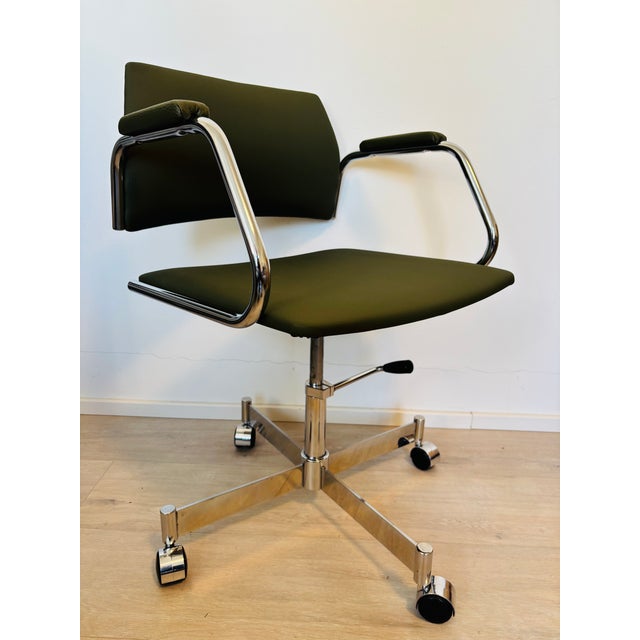 Mid-Century Modern Model K-384 Office Chair from Kovona, Czechoslovakia, 1970s For Sale - Image 3 of 11