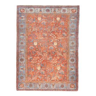 Fine Antique Persian Malayer Rug 4'7'' X 6'1'' For Sale