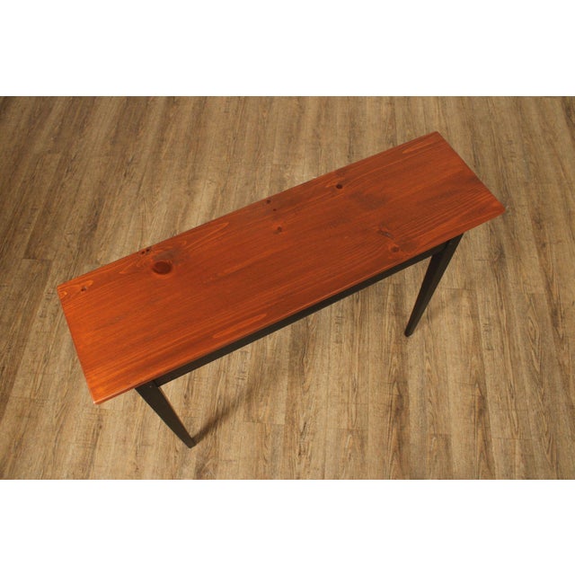 Shaker Style Painted Pine Console Table For Sale - Image 9 of 12