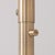 2020s Minimalist Luna Torchiere Floor Lamp 70" H - Mid-Century Modern, Matte Black/Gold Shade, Weathered Brass, Dimmable, Bulb Included For Sale - Image 5 of 7