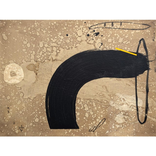 Ian Francis "Amato 1" Contemporary Neutral Toned Gestural Abstract Expressionist Painting, 2024 For Sale