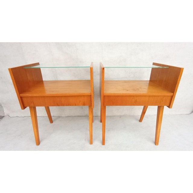 1960s Danish Style Bedside Tables by František Jirák, 1960s, Set of 2 For Sale - Image 5 of 16