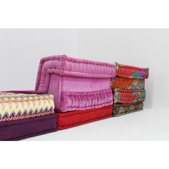 Mah Jong Sofa by Hans Hopfer and Kenzo Takada for Roche Bobois, 1970s, Set of 11 For Sale - Image 11 of 16