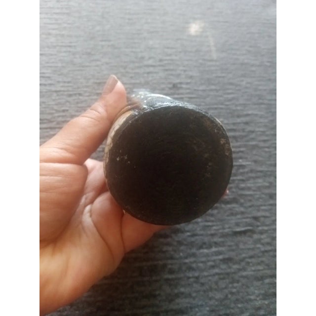 EXQUISITE MCM Keramik Ireland 6" Crackle Raku Cylinder Vase The EXQUISITE MCM Keramik Ireland 6" Crackle Raku Cylinder...