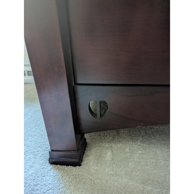 Brown Stickley Tall Dresser For Sale - Image 8 of 14