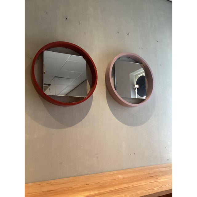 Pink DZ84 Mirror by Benno Premsela for T Spectrum For Sale - Image 4 of 6