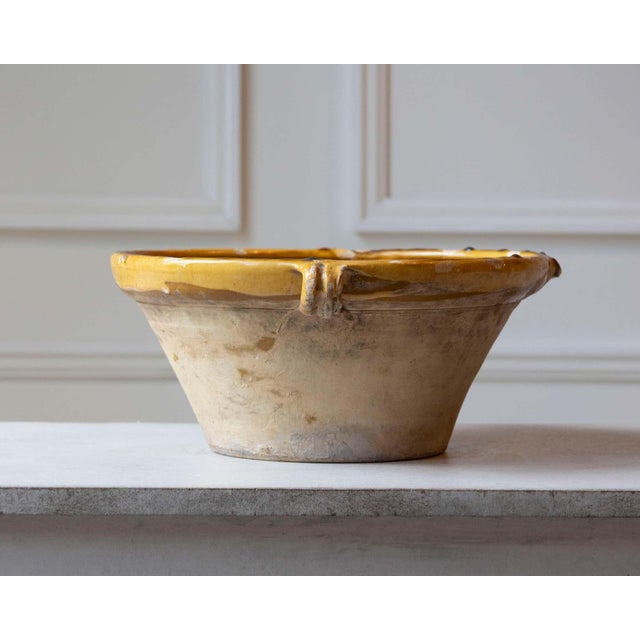19th Century French Tian Bowl with Yellow Glaze For Sale In Atlanta - Image 6 of 10