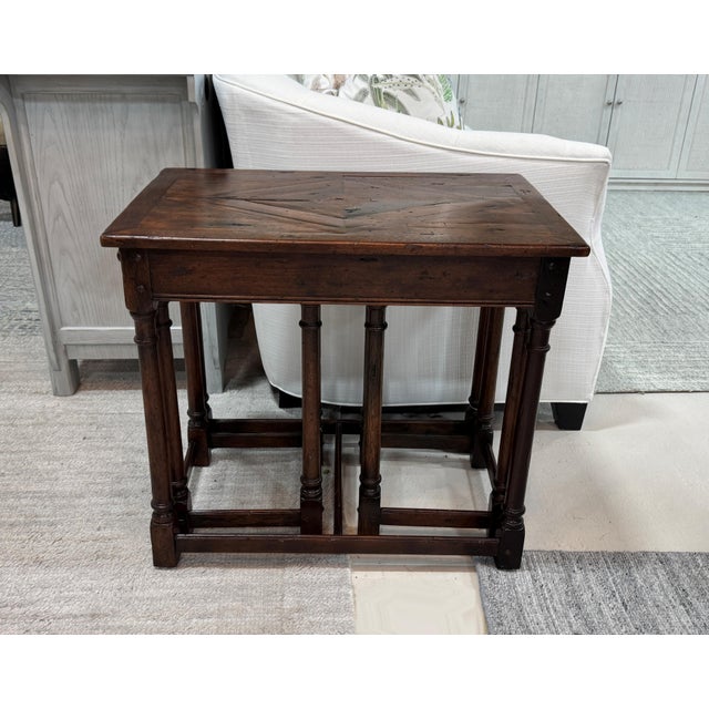 Theodore Alexander Castle Bromwich Orchard Nest of Tables, Nesting Tables - Set of 3 For Sale In West Palm - Image 6 of 12