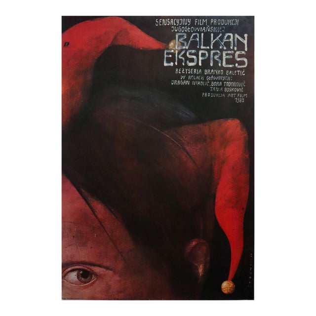 1987 Polish Movie Poster - Balkan Ekspres (Dir. Branko Baletić) - Sadowski For Sale