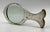 Mexican Emilia “Mimi” Castillo Taxco Malachite Silver Plate Fish Hand Mirror, 1970s For Sale - Image 3 of 18