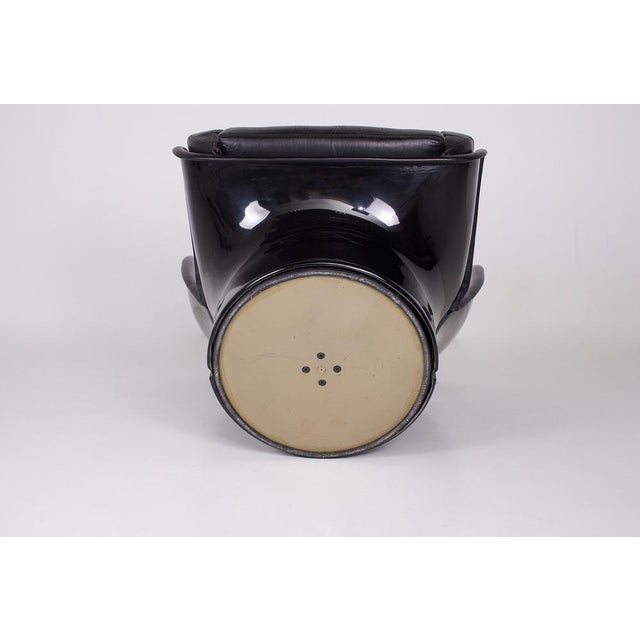 Elda Black Armchair by Joe Colombo, 1960s For Sale - Image 10 of 13